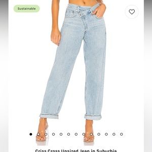 Criss Cross Upsized Jean in Suburbia
AGOLDE size 26